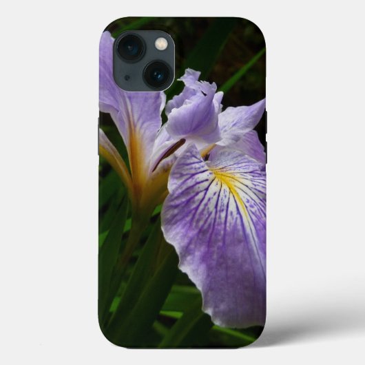 Wilde Iris Bloem Paarse Bloemen Case-Mate iPhone Case (Achterkant)