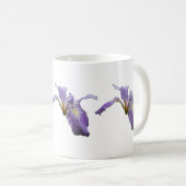 Wilde Iris Bloem Paarse Bloemen Koffiemok (Voorkant rechts)