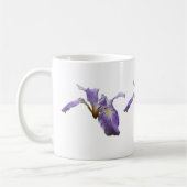 Wilde Iris Bloem Paarse Bloemen Koffiemok (Links)