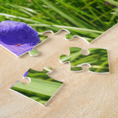 Wilde Iris en Alaskisch Landschap Legpuzzel (Zijkant)