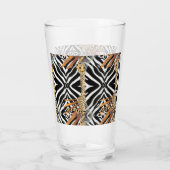 Wilde jachtluipaard  glas (Achterkant)