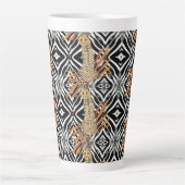 Wilde jachtluipaard  latte mok (Voorkant)