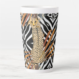 Wilde jachtluipaard  latte mok