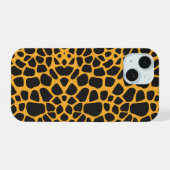 Wilde Jachtluipaardhuid iPhone 15 Case (Achterkant horizontaal)