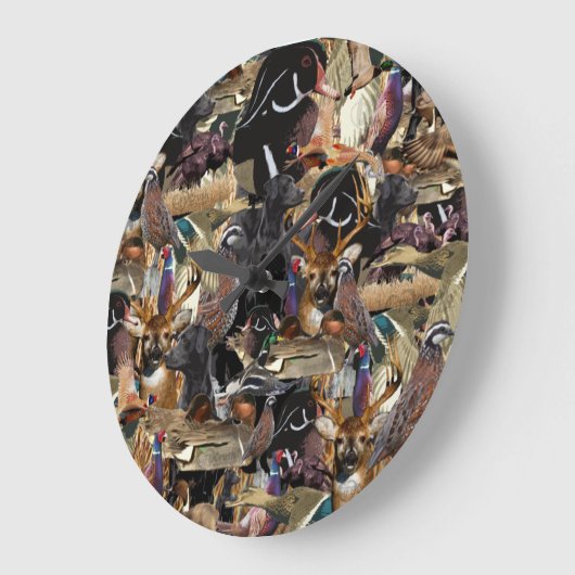 Wilde jagers, Duck & Deer Hunter Large C Grote Klok (Hoek)