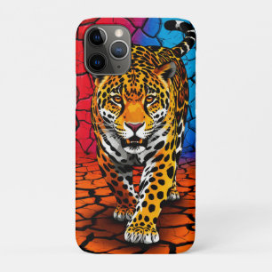 🐾 Wilde Jaguar op droge aarde Dramatische natuur  Case-Mate iPhone Case