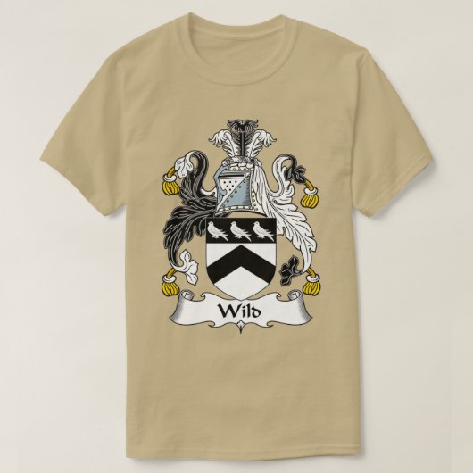 Wilde jassen van de gezinskust van wapens t-shirt (Design voorkant)