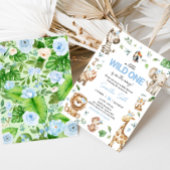 Wilde Jongen Eén Safari Kaart