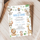 Wilde Jongen Eén Safari Kaart