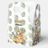 Wilde jongens verjaardag safari dieren voorkeur do bedankdoosjes (Geopend)