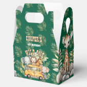 Wilde jongens verjaardag safari dieren voorkeur do bedankdoosjes (Geopend)