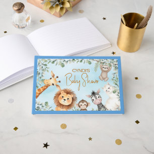 Wilde Jungle Dieren Dieren Baby Shower Gastenboek