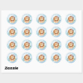 Wilde Jungle Leeuw Bedankt Stickers (Vel)
