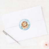 Wilde Jungle Leeuw Bedankt Stickers (Envelop)