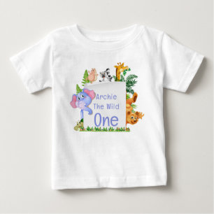 Wilde Jungle Safari Baby 1e Verjaardag Schattige B