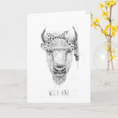 Wilde Kaart (Gele Bloem)