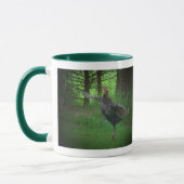 Wilde kalkoen en koffie mok (Links)