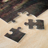 Wilde kalkoen in het bos vogel legpuzzel (Zijkant)