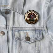Wilde kalkoen   ronde button 5,7 cm (In situ)