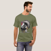 Wilde kalkoen t-shirt (Voorkant volledig)