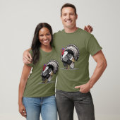 Wilde kalkoen t-shirt (Unisex)