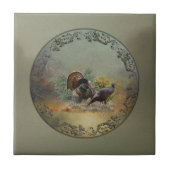 Wilde kalkoen tegeltje (Voorkant)