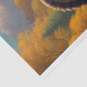 Wilde Kalkoen van Stream Painting Tissuepapier (Detail)