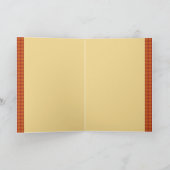 wilde kalkoenbos-Kaart Feestdagen Kaart (Binnen)