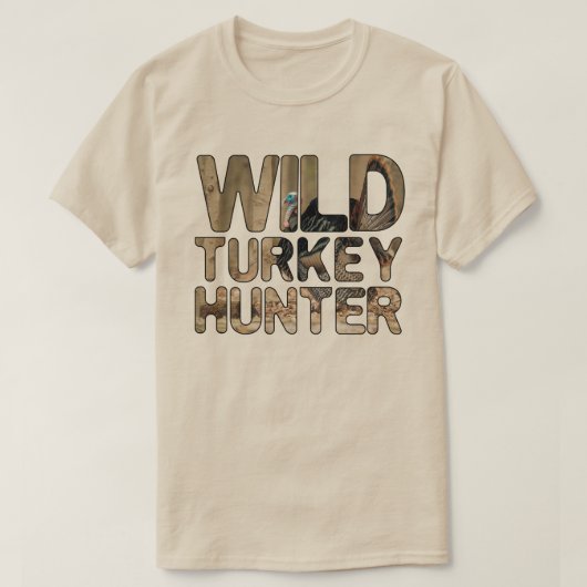 Wilde Kalkoenjager  T-shirt (Design voorkant)
