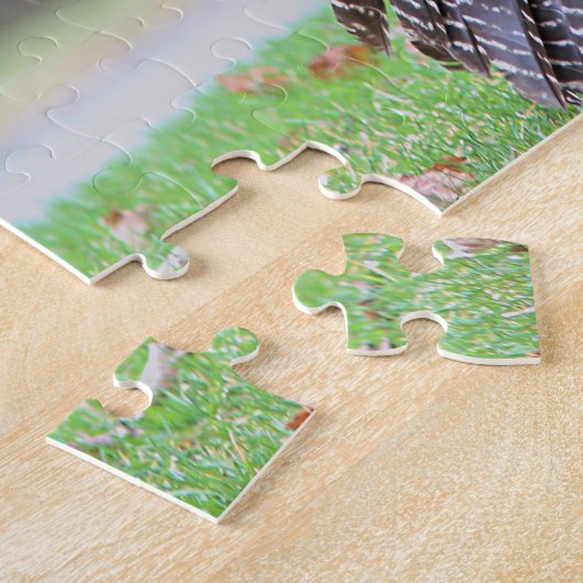 Wilde kalkoenportret legpuzzel (Zijkant)