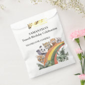 Wilde kalveren Oerwouden Regenboogdag Favor Bedankzakje (Gezegeld)