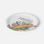 Wilde kalveren Oerwouden Regenboogdag Papieren Bordje (Gekanteld)