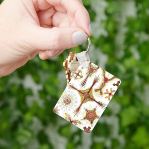 Wilde kamille door Ernst Haeckel, Vintage Natuur Sleutelhanger