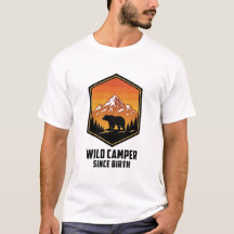 Wilde Kampeerder Van Geboorte Beer Berg Vintage Ka