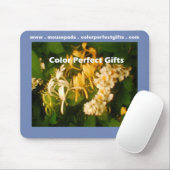 Wilde Kamperfoelie Roos Muismat (Met muis)