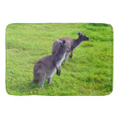 Wilde kangoeroes, grote geheugenschuimlaag badmat (Voorkant)