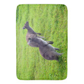 Wilde kangoeroes, grote geheugenschuimlaag badmat (Voorkant Verticaal)