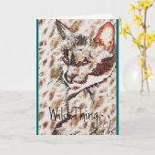 Wilde Kant Kaart (Gele Bloem)