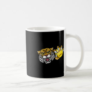 Wilde kat Bobcat Lynx Poema Zachte Ll Cartoon Char Koffiemok