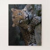 Wilde kat Jaguar Dier Legpuzzel (Verticaal)