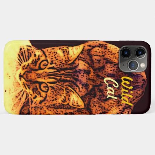 WILDE KAT KITTEN Case-Mate iPhone CASE (Achterkant (horizontaal))