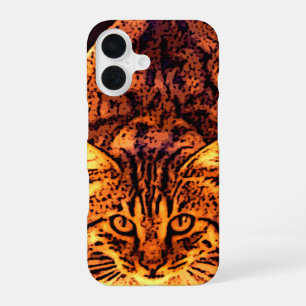 WILDE KAT KITTEN iPhone 16 HOESJE