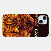 WILDE KAT KITTEN iPhone HOESJE (Achterkant horizontaal)