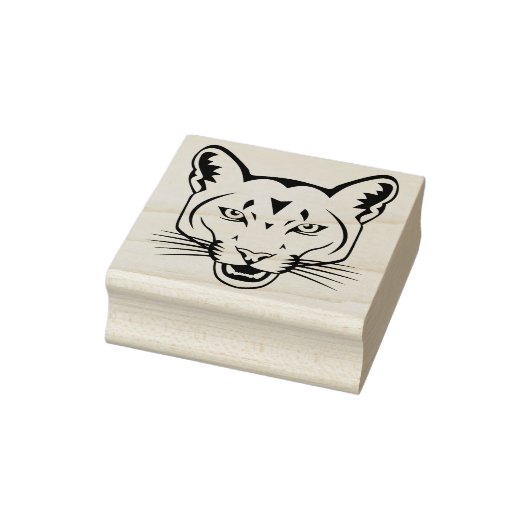 wilde kat kunst stempel (Stempel)