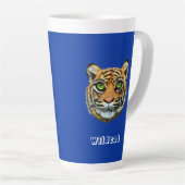 Wilde Kat Latte Mok (Rechterhoek)