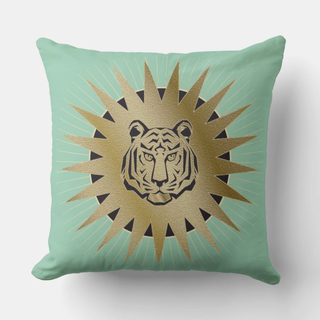 Wilde kat - Pillow Kussen (Voorkant)