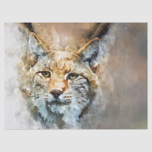 Wilde kat tissuepapier (Voorkant)