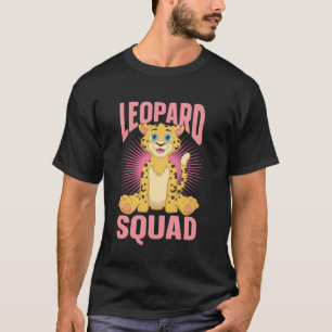 Wilde Kat Wilde Dieren Luipaard Squad T-shirt
