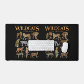 Wilde Katachtigen Dieren van de Wereld Educatieve Bureaumat (Keyboard & Muis)