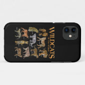 Wilde Katachtigen Dieren van de Wereld Educatieve  Case-Mate iPhone Case (Achterkant (horizontaal))